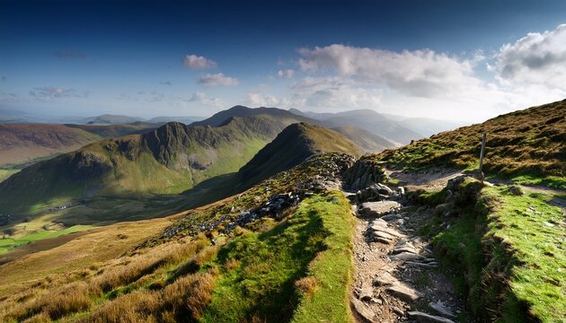 Striding Edge In The Lake District