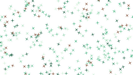 Abstract Red Turquoise Cross Pattern on White Backdrop