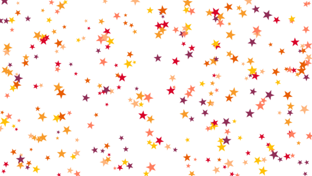 Colorful Stars Pattern on White Background Celebration Festive - Powered by Adobe