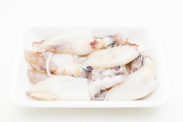 トレーに入ったヒイカ