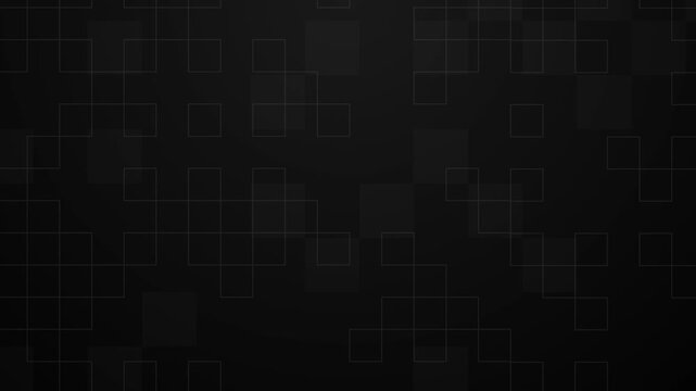 technology background grid pattern square animation digital business illustration banner video