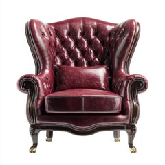 Luxury and modern  lounge armchair isolated on a white background