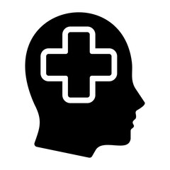 Obraz premium Mental Health Icon