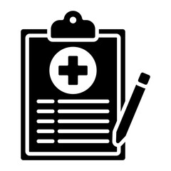 Obraz premium Medical Record Icon