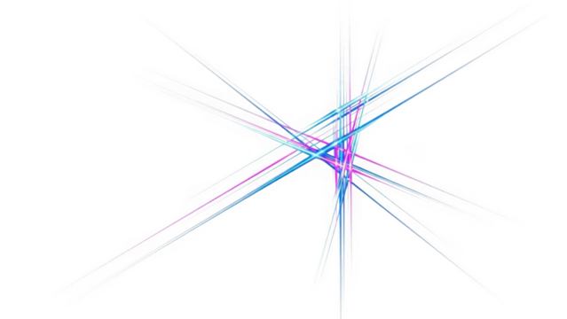 Colorful abstract lines intersecting in geometric pattern - Powered by Adobe