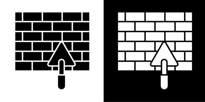 Brickwall  Icon Set White Style Collection