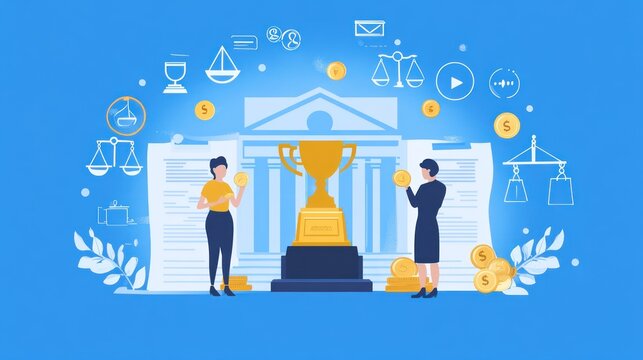 Award ceremony, legal documents, financial success