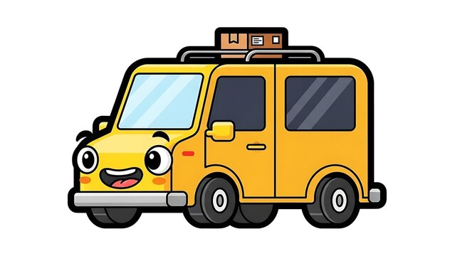 Cartoon Van