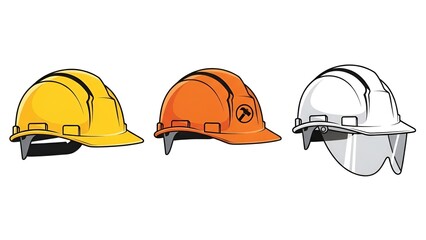 Fototapeta premium construction helmet