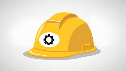 Fototapeta premium yellow hard hat
