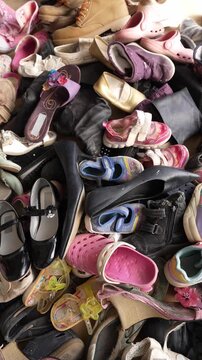 Shoe waste and sustainability. Textile waste and overconsumption problem