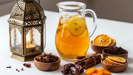 Herbal Infusion with Spices and Dried Fruits