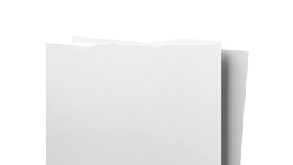 Torn White Paper Sheet
