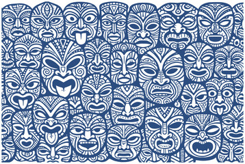 tribe ethnical masks (artwork 3)