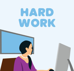 Hard Work at the Desk