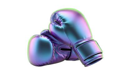 Iridescent Boxing Gloves