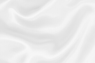 White fabric texture for background and design, beautiful pattern of silk or linen.