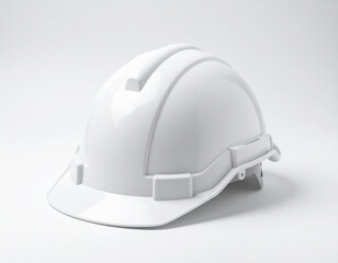 Fototapeta premium 건설-공사-작업-산업안전-안전모-공사장 헬멧-헬멧-작업모-흰색 안전모