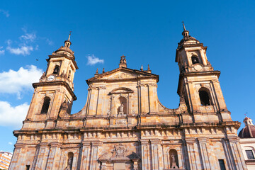 Obraz premium Bogota, Colombia. January 21, 2025. The Primate Cathedral of Colombia in Bogota.