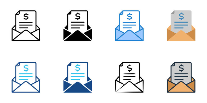 Request for Quotation icons set multiple style collection. Editable stroke 
