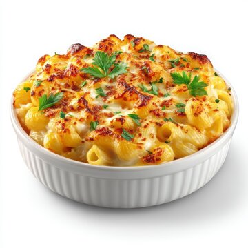 Delicious Baked Macaroni and Cheese with Golden Brown Topping