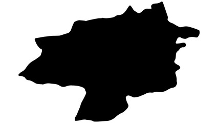 Sivas Turkey silhouette map