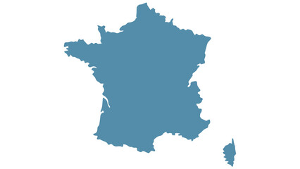 Obraz premium France Europe Map Vector Template