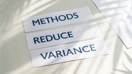 Methods to Reduce Variance Document