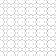 Seamless Islamic Quatrefoil Geometric Pattern in Black on Dark Background