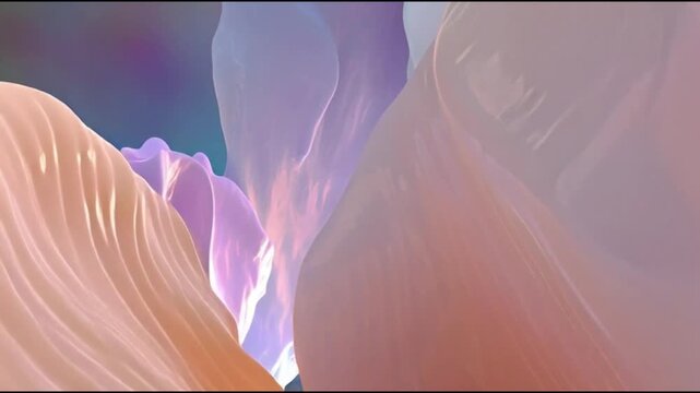 Abstract Colorful Smoke Motion Graphics.