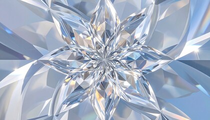 ガラス、クリスタルをイメージした背景素材