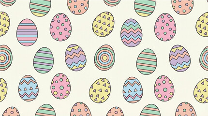 seamless easter pattern