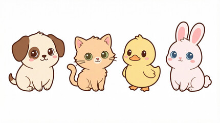 animals cartoon vector