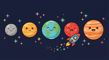 vector illustration space