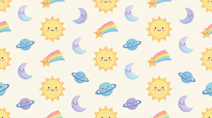 vector pattern with space