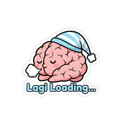 human brain vector illustration