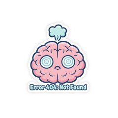 human brain vector illustration