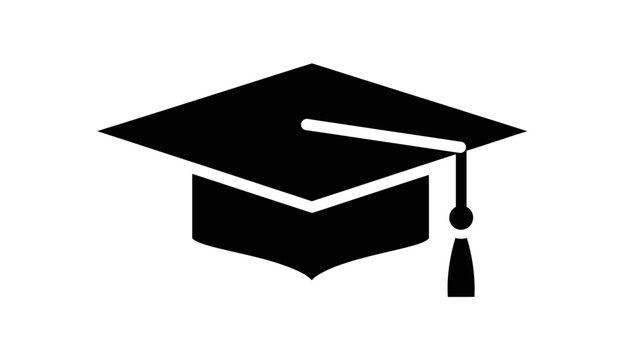 Graduation Cap Icon Symbol Education.