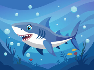 Fototapeta premium shark in the sea