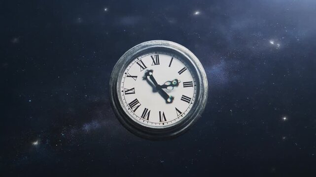 時間の概念がおかしなファンタジー世界の時計（時間の巻き戻し、異世界へのイメージ）