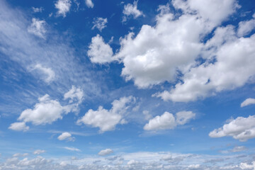 Obraz premium clear blue sky background,clouds with background.