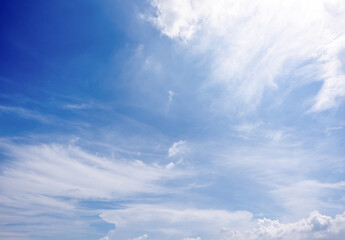 Fototapeta premium clear blue sky background,clouds with background.