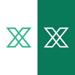 Letter X icon logo Design Stock Vector And Vector Art.