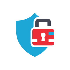 Obraz premium Essential digital security and online privacy symbol, representing robust data protection and internet safety measures for secure information management against cyber threats