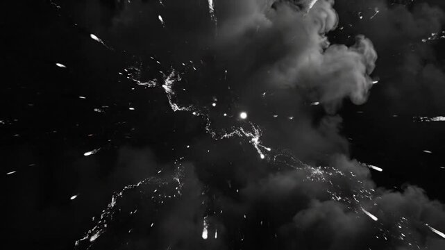 3d render of corona Massive Stellar Burst Cosmic Impact Simulation