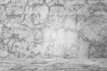 Obraz premium Wall interior background, studio and backdrops show products.with shadow from window color white and grey. background for text insertion and presentation product 