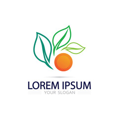 Fresh Green Leaf Garden Logo for Botanical Nature Park and Sustainable Branding