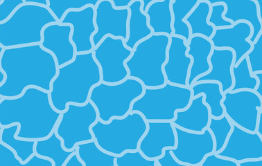 Obraz premium Abstract Blue Water Ripple Pattern Seamless Background.