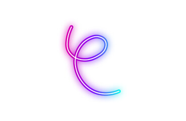 Obraz premium neon line element