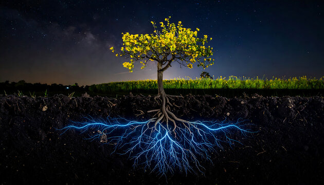 Luminous Roots of a Flourishing Tree